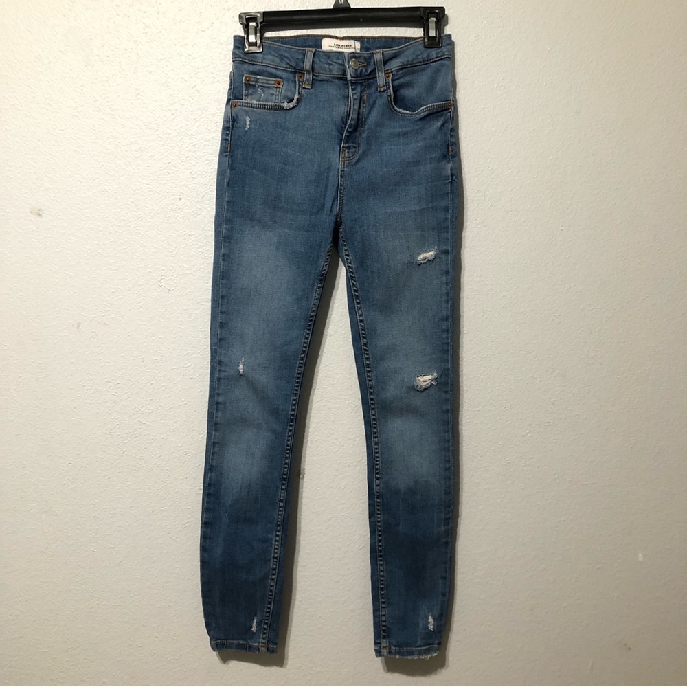 ZARA WOMAN Blue Casual Skinny Jeans Size USA 4